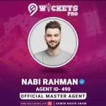 Nabi Rahman – 9Wickets Pro Agent