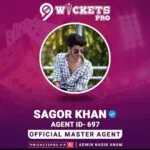 Sagor Khan – 9Wickets Pro Agent