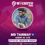 Md Tanmoy – 9Wickets Pro Agent