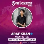 Araf Khan – 9Wickets Pro Agent