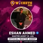 Eshan Ahmed – 9Wickets Pro Agent
