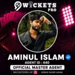Aminul Islam – 9Wickets Pro Agent
