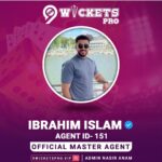 Ibrahim Islam – 9Wickets Pro Agent