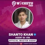 Shanto Khan – 9Wickets Pro Agent
