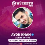 Ayon Khan – 9Wickets Pro Agent