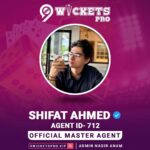 Sifat Ahmed – 9Wickets Pro Agent