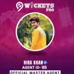 Hira khan – 9Wickets Pro Agent