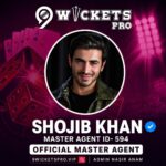 Shojib Khan – 9Wickets Pro Agent