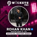 Rohan khan – 9Wickets Pro Agent