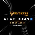 Ahad khan – 9Wickets Pro Agent