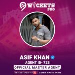 Asif Khan – 9Wickets Pro Agent
