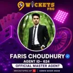 Faris Choudhury – 9Wickets Pro Agent