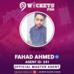 Fahad Ahmed – 9Wickets Pro Agent