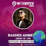 Rashed Ahmed – 9Wickets Pro Agent