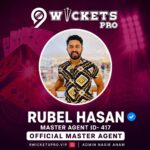 Rubel Hasan – 9Wickets Pro Agent