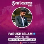 Farukh Islam – 9Wickets Pro Agent